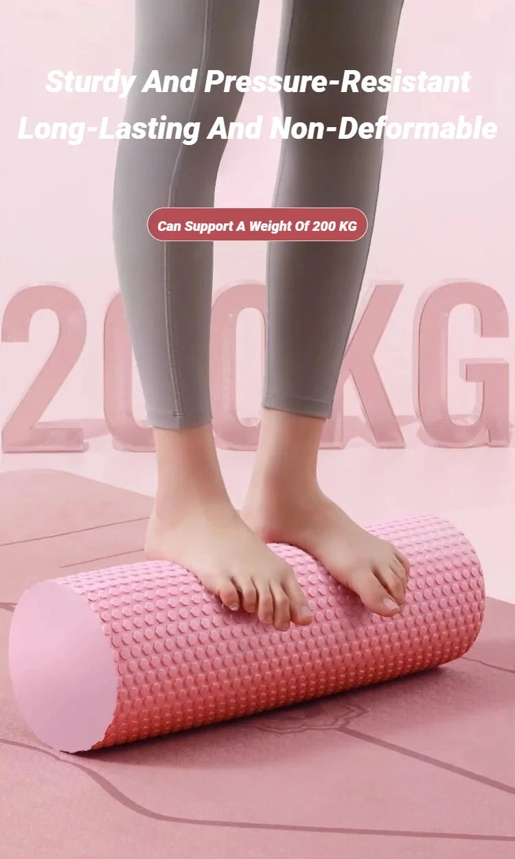 Hexagonal EVA Foam Roller — Yoga, Pilates & Home Workout Recovery