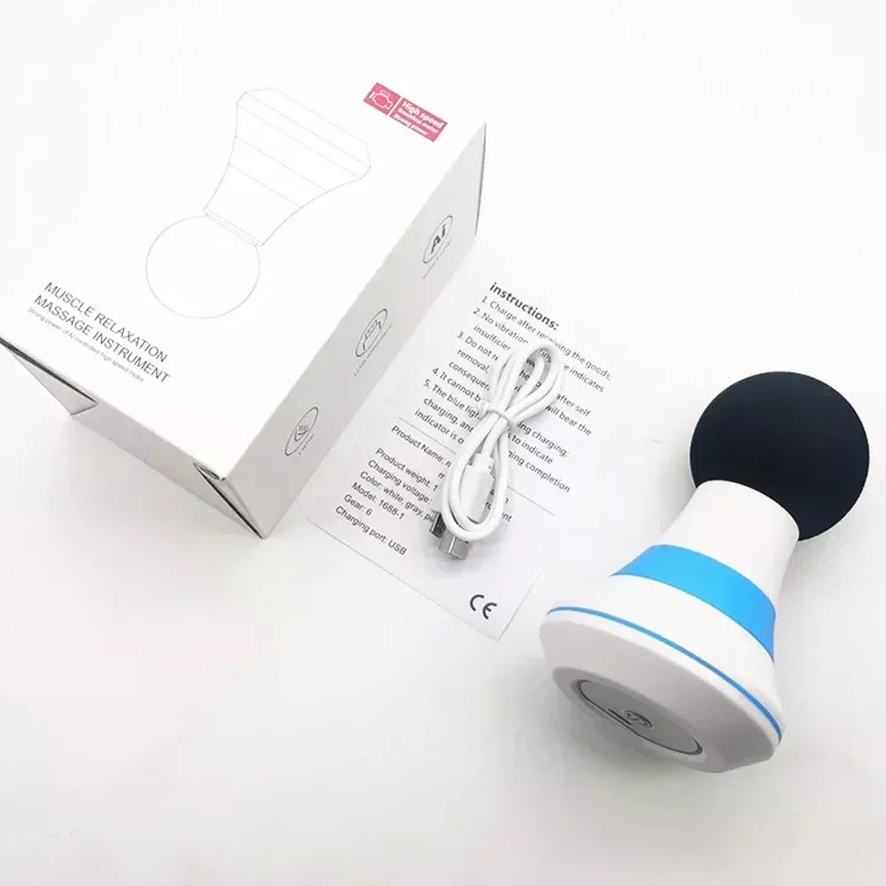 Mini Handheld Massage Gun — Ultra Quiet 35dB Portable Massager Type-C Charging