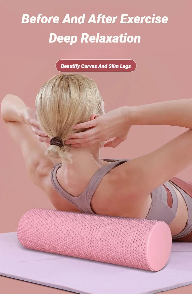 Hexagonal EVA Foam Roller — Yoga, Pilates & Home Workout Recovery