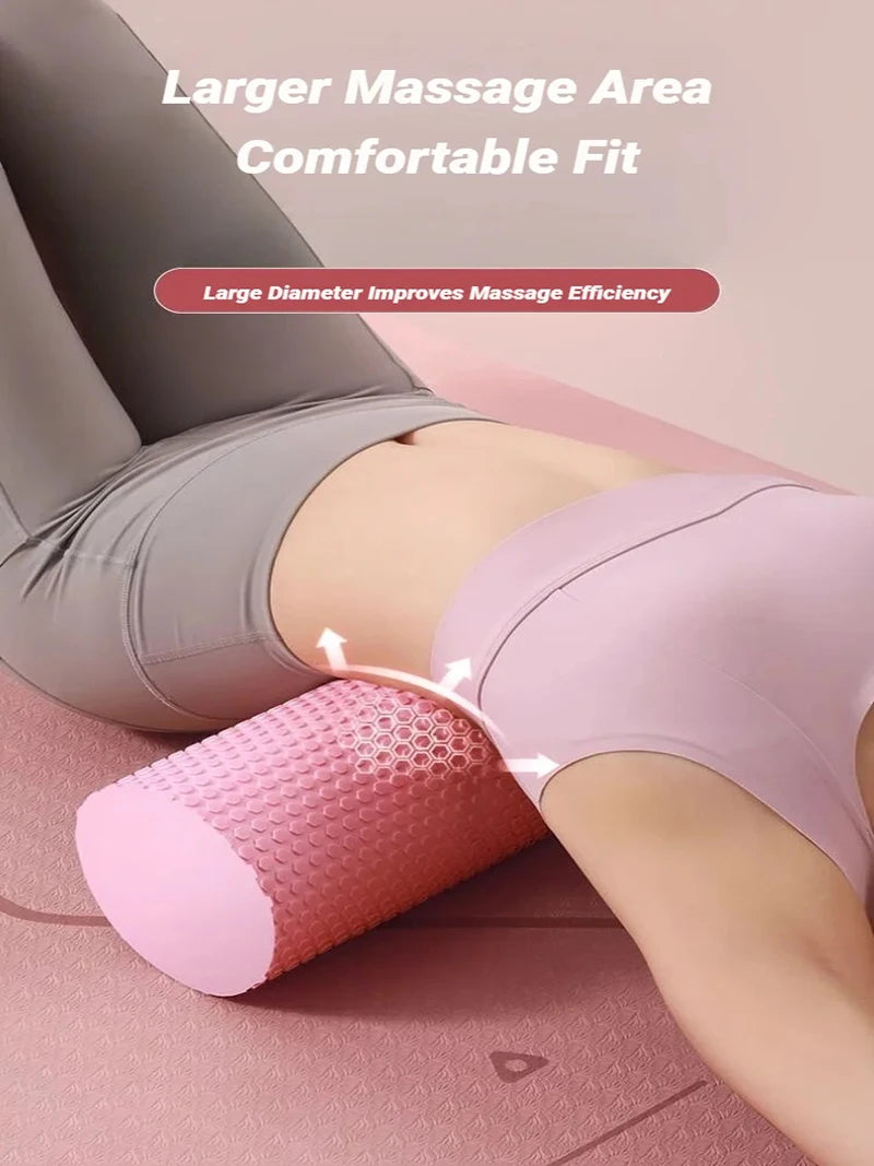 Hexagonal EVA Foam Roller — Yoga, Pilates & Home Workout Recovery