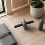 Double-Bearing Ab Roller Wheel with Non-Slip Grips