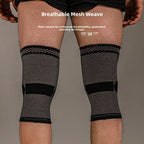 Copper Ion Knitted Knee Pads — Breathable Sports Knee Support Outdoor Universal Fit