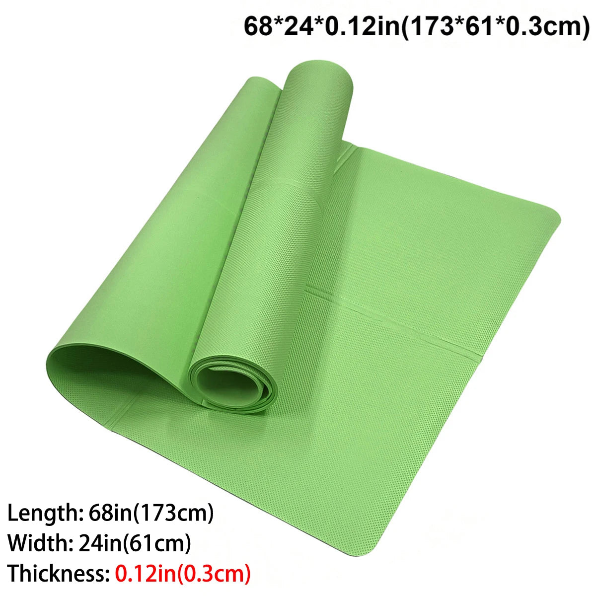 Foldable Eco-Friendly Yoga Mat for Yoga & Pilates
