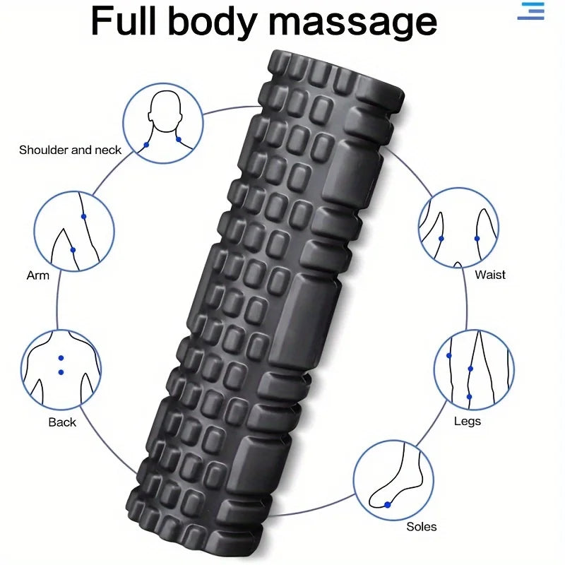 EVA Foam Roller for Yoga Pilates Back Exercise & Physical Therapy — 30x8cm