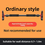 Indoor Pull-Up Bar — Wall & Door Mount with Height Rings for Adults & Kids