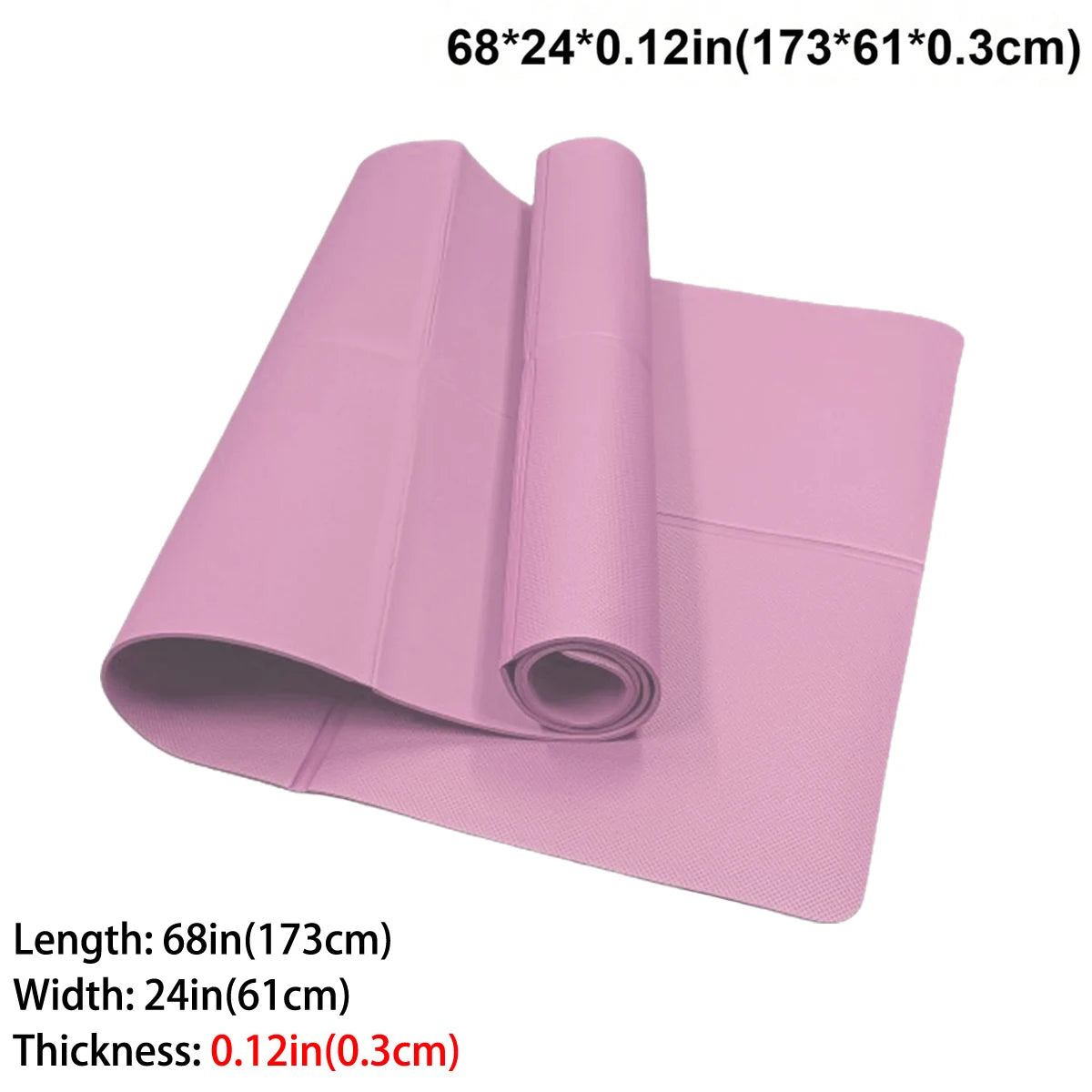 Foldable Eco-Friendly Yoga Mat for Yoga & Pilates