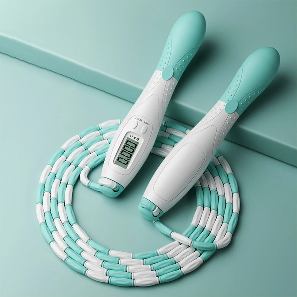 Adjustable Jump Rope with Counter – 2.8m Fitness Skipping Rope