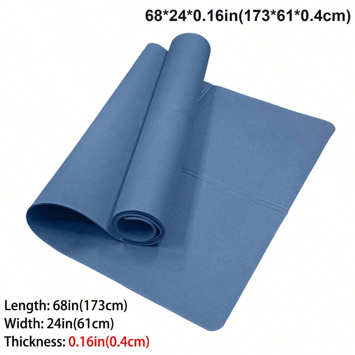 Foldable Eco-Friendly Yoga Mat for Yoga & Pilates