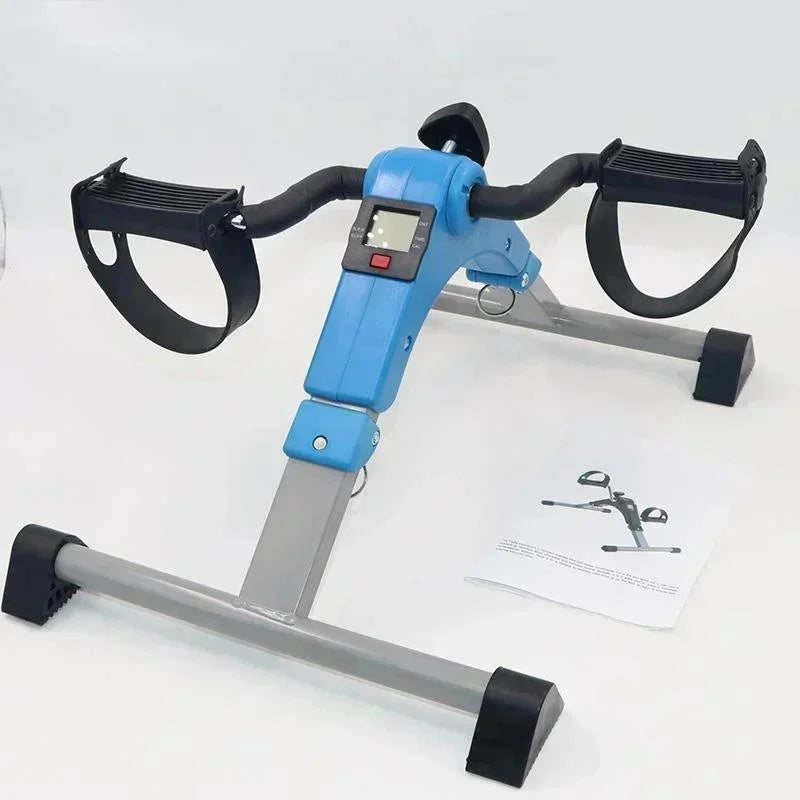 Mini Folding Exercise Bike — Lightweight 2.5kg Steel Leg Trainer for Home