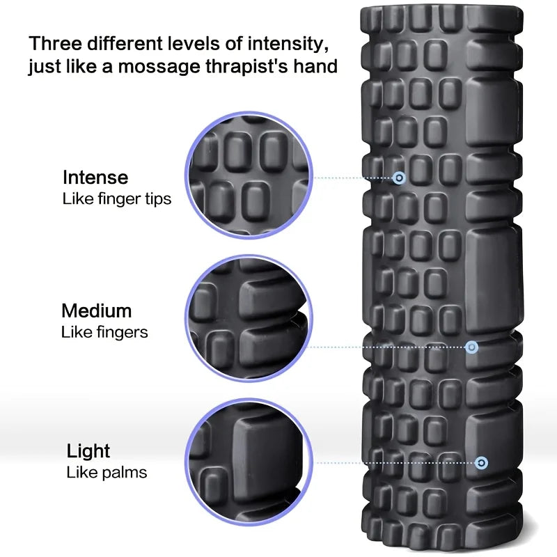 EVA Foam Roller for Yoga Pilates Back Exercise & Physical Therapy — 30x8cm